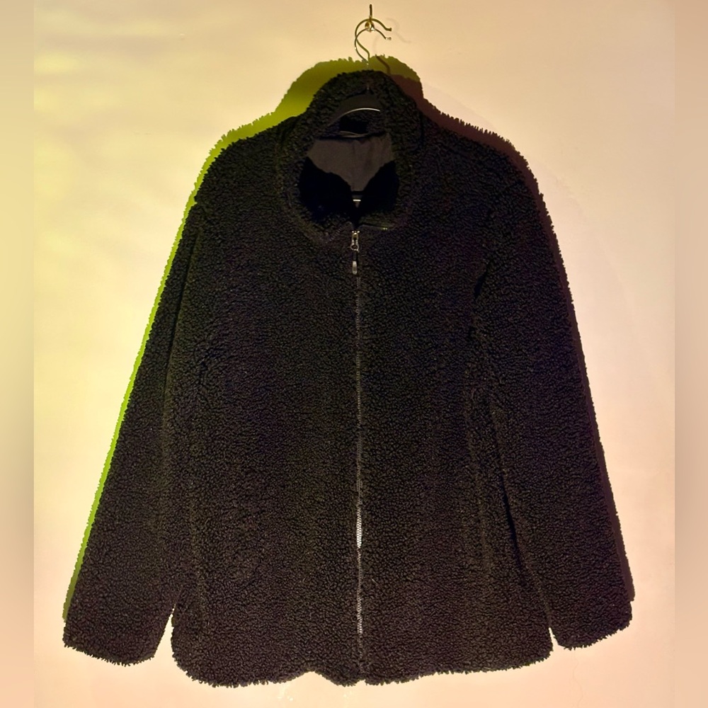 32 Degrees Black Teddy Jacket